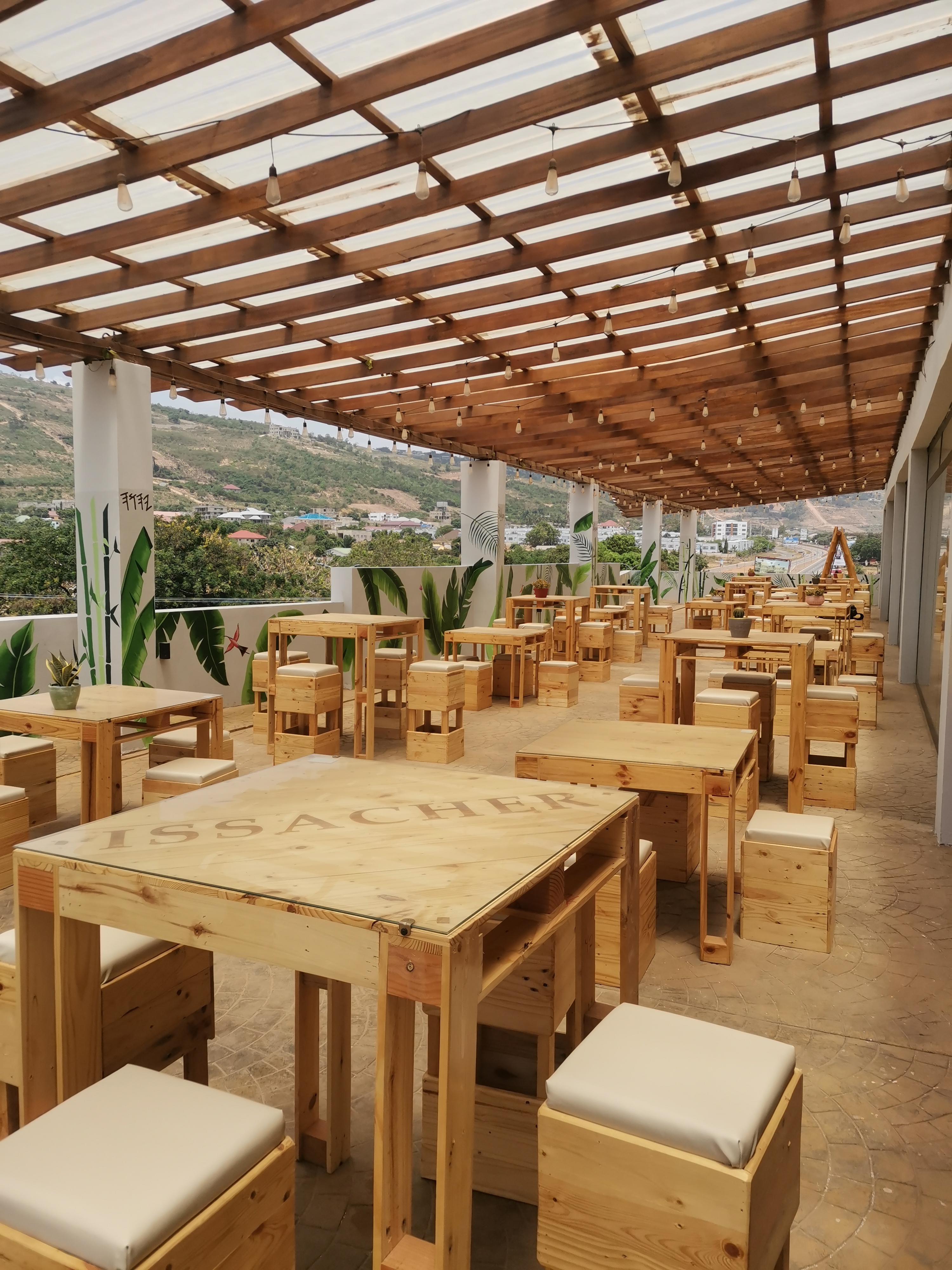 Jerksoul Restaurant bar counter and dining fit-out, Accra